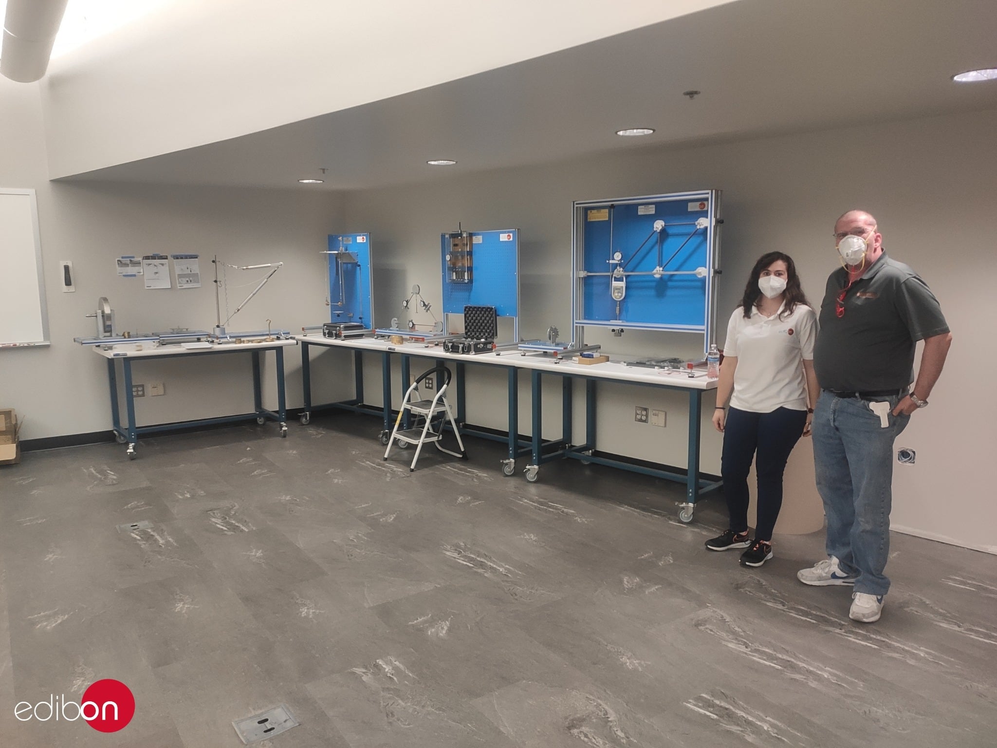 Setting up at South Mountain Community College (MARICOPA) Edibon