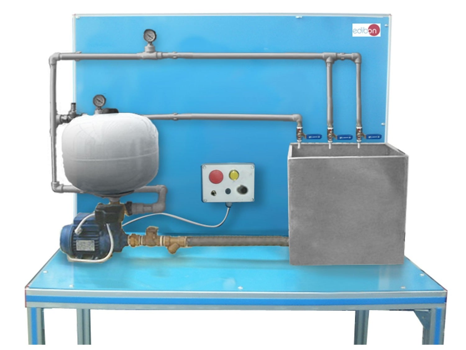 Water Supply through Air Pressure Unit EDIBON