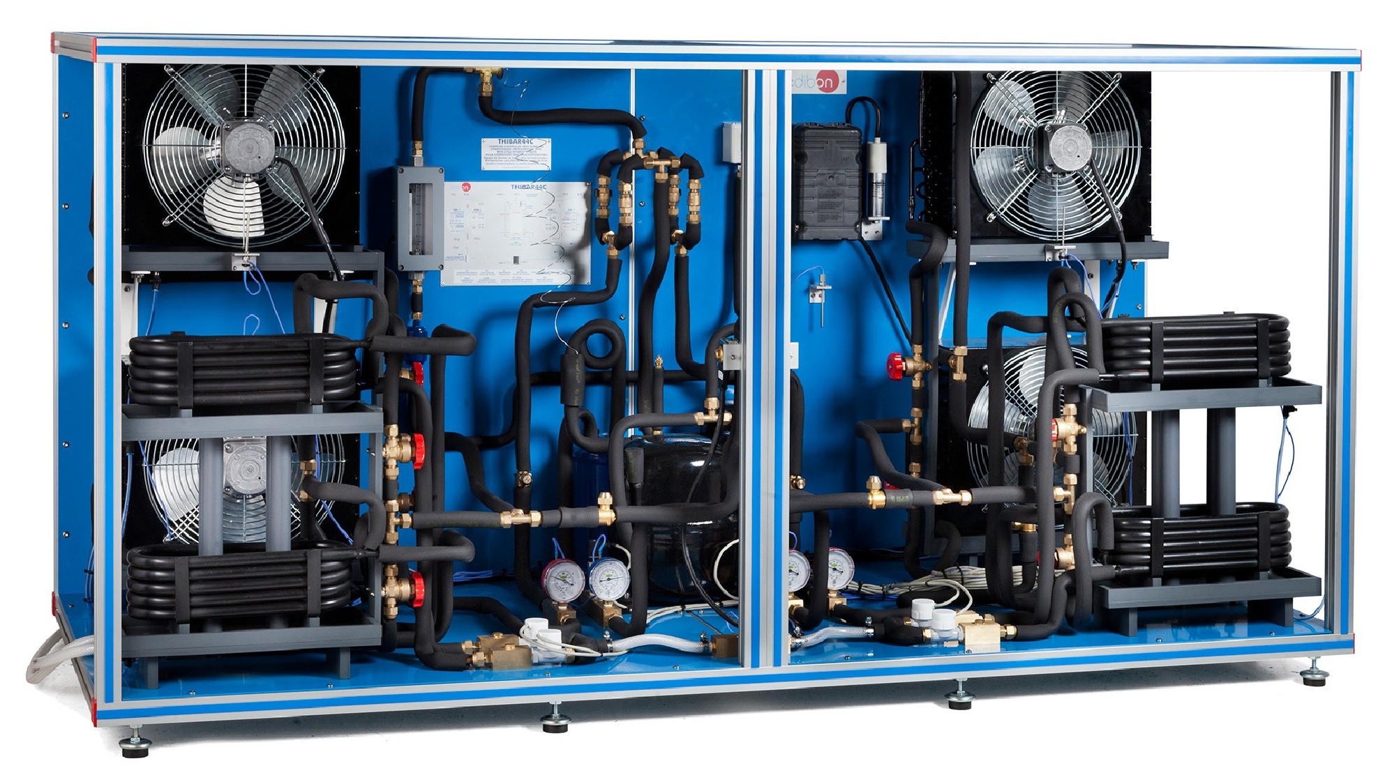 Réversible Pompe à Chaleur + Climatisation + Réfrigération avec 4