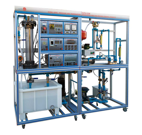 Flow, Level, Pressure and Temperature Regulation for Process Control
