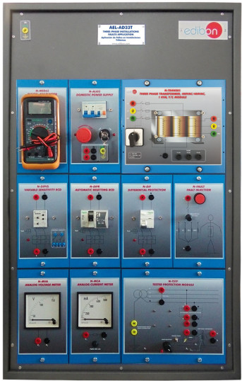THREE-PHASE INSTALLATIONS FAULTS APPLICATION - AEL-AD33T