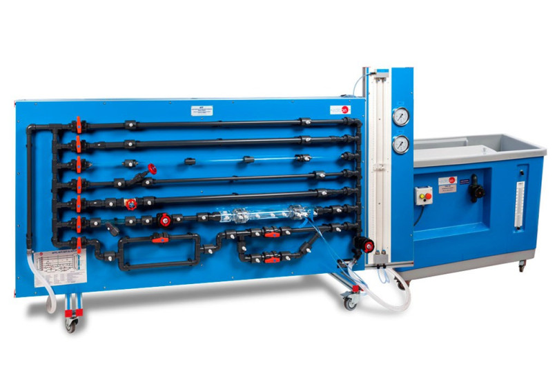 FLUID FRICTION IN PIPES UNIT, WITH HYDRAULICS BENCH (FME00) - AFT