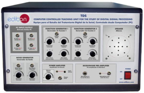 COMPUTER CONTROLLED TEACHING UNIT FOR THE STUDY OF DIGITAL SIGNAL PROCESSING - TDS