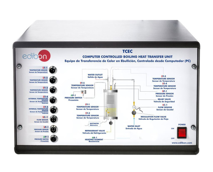 COMPUTER CONTROLLED BOILING HEAT TRANSFER UNIT - TCEC