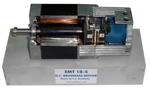 CUTAWAY DC BRUSHLESS MOTOR - EMT18-S