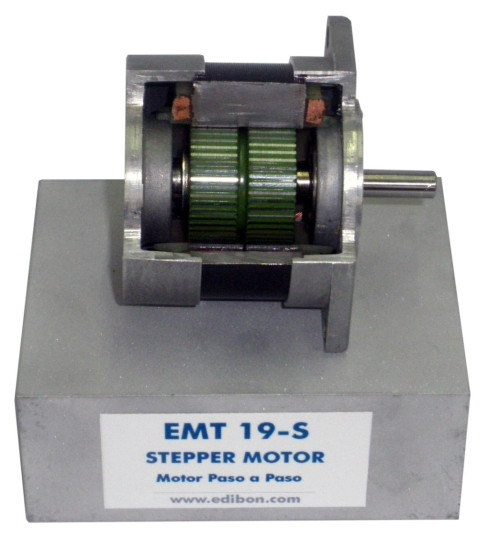 CUTAWAY STEPPER MOTOR - EMT19-S