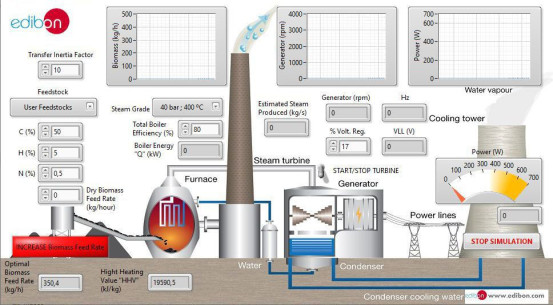 BIOMASS POWER PLANT SIMULATOR - PSV-BPP-SOF