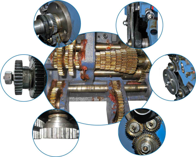 UNIT TO STUDY LATHE GEARS - MSLG