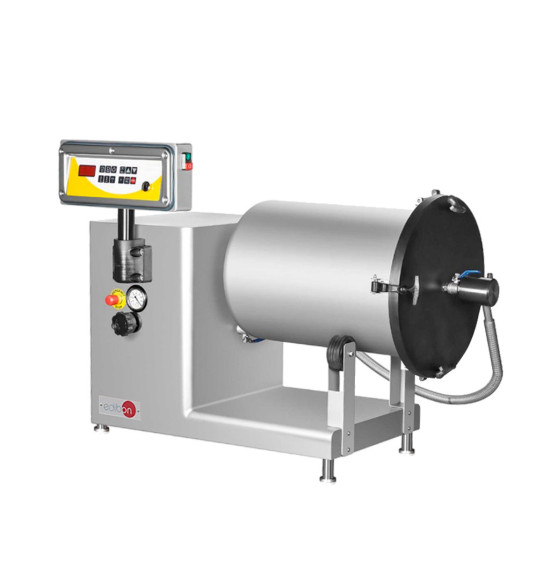 COMPUTER CONTROLLED AND TOUCH SCREEN MACERATION DRUM WITH VACUUM SYSTEM - MDV/CTS