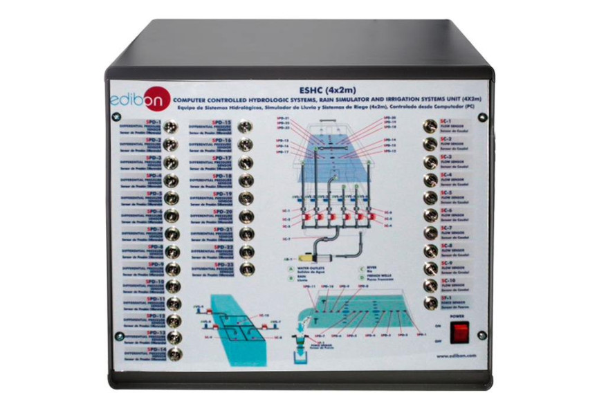 COMPUTER CONTROLLED HYDROLOGIC SYSTEMS, RAIN SIMULATOR AND IRRIGATION SYSTEMS UNIT (4X2 M) - ESHC(4x2m)