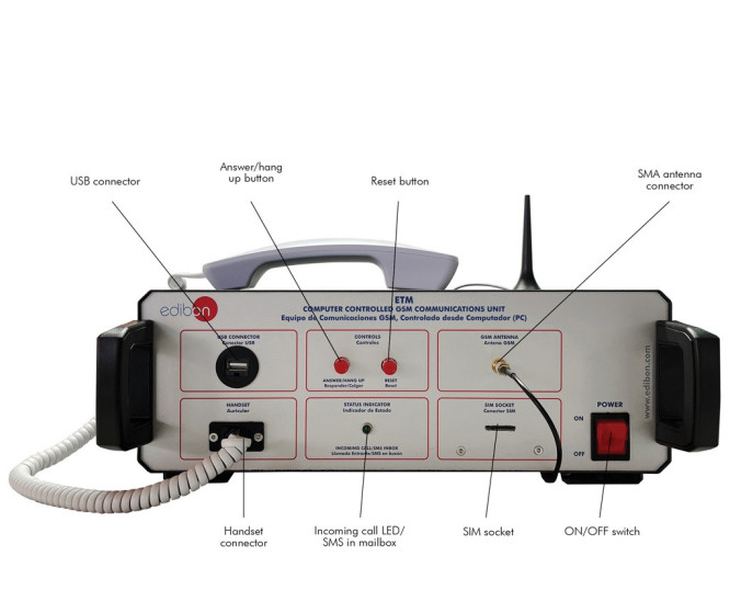 Computer Controlled GSM Communications Unit | EDIBON