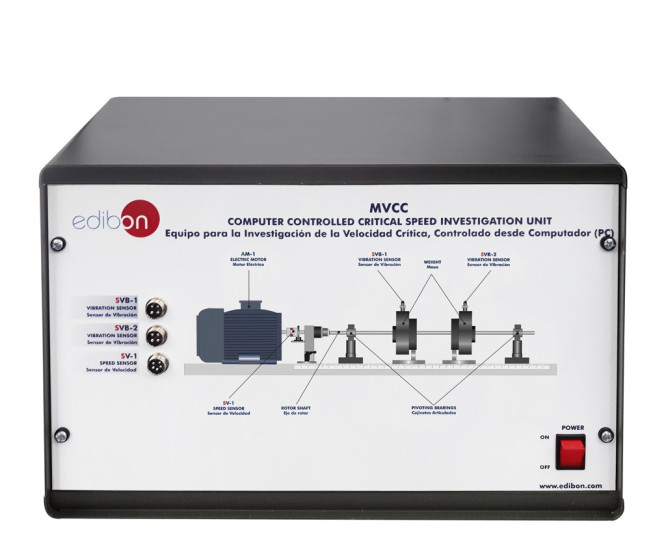Computer Controlled Critical Speed Investigation Unit | EDIBON