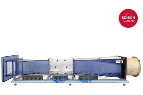 COMPUTER CONTROLLED AERODYNAMIC TUNNEL, 50 X 250 MM - TA50/250C