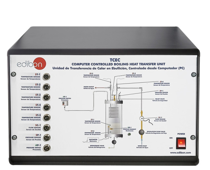 COMPUTER CONTROLLED BOILING HEAT TRANSFER UNIT - TCEC