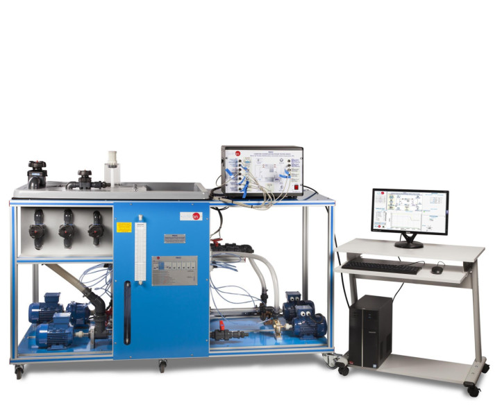 COMPUTER CONTROLLED MULTIPUMP TESTING BENCH (4 TYPES OF PUMPS) - PBOC