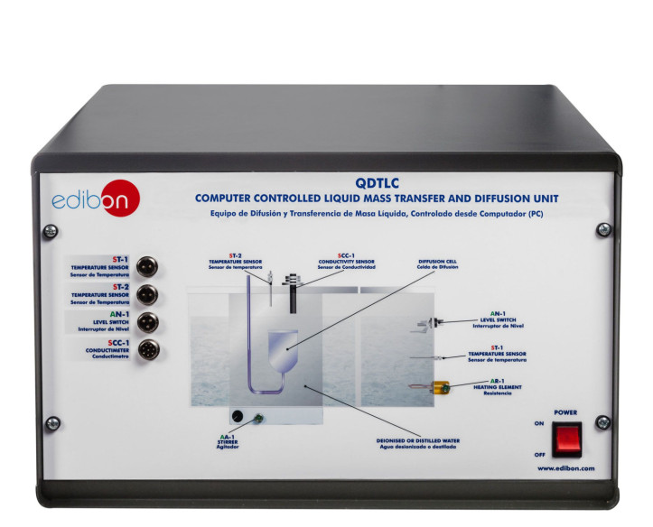 COMPUTER CONTROLLED LIQUID MASS TRANSFER AND DIFFUSION UNIT - QDTLC