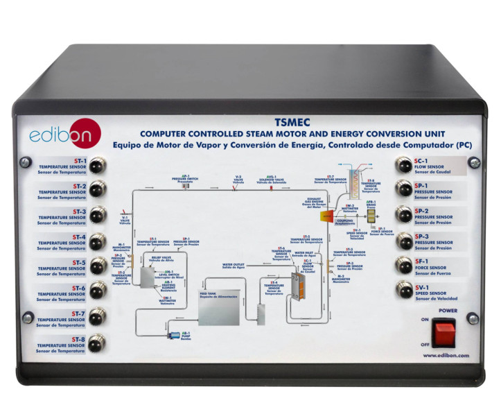 COMPUTER CONTROLLED STEAM MOTOR AND ENERGY CONVERSION UNIT - TSMEC