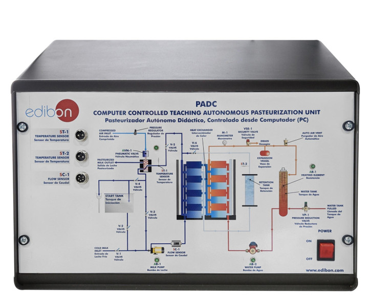 COMPUTER CONTROLLED TEACHING AUTONOMOUS PASTEURIZATION UNIT - PADC