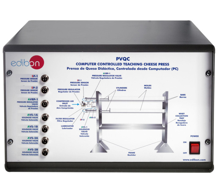 COMPUTER CONTROLLED TEACHING CHEESE PRESS - PVQC