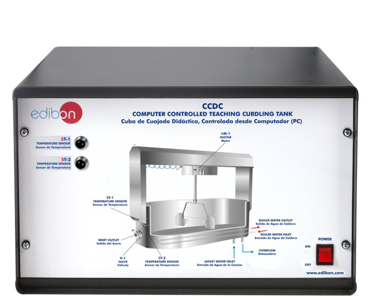 COMPUTER CONTROLLED TEACHING CURDLING TANK - CCDC