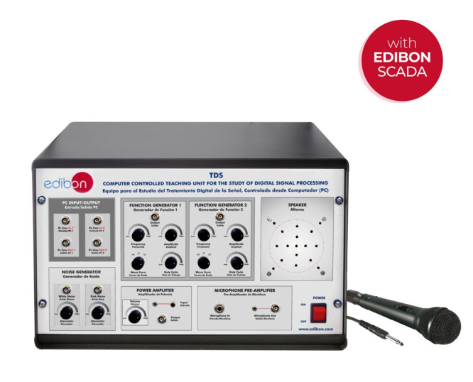 COMPUTER CONTROLLED TEACHING UNIT FOR THE STUDY OF DIGITAL SIGNAL PROCESSING - TDS