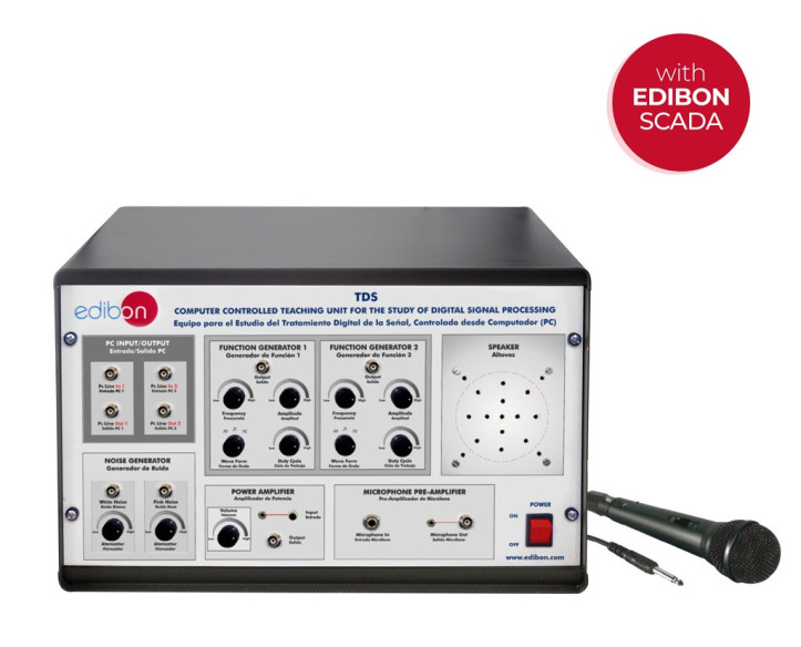 COMPUTER CONTROLLED TEACHING UNIT FOR THE STUDY OF DIGITAL SIGNAL PROCESSING - TDS