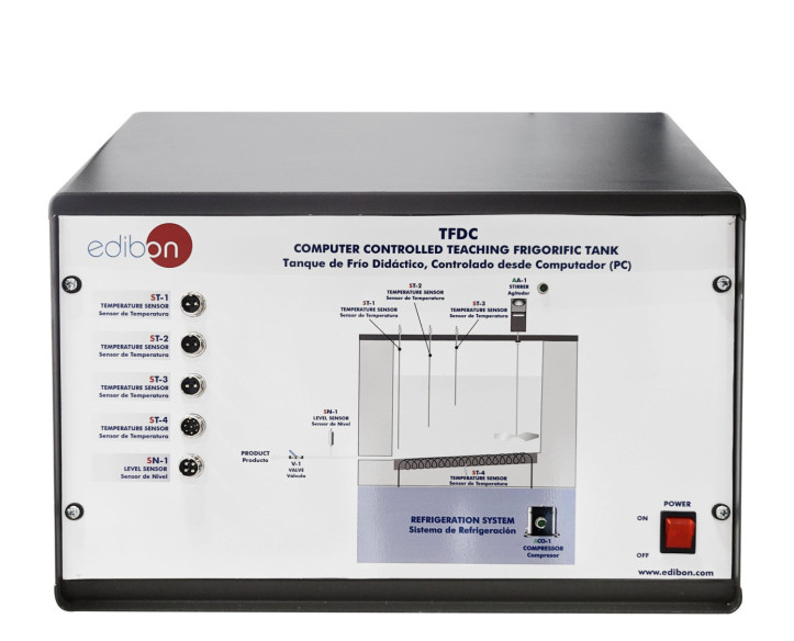COMPUTER CONTROLLED TEACHING FRIGORIFIC TANK - TFDC