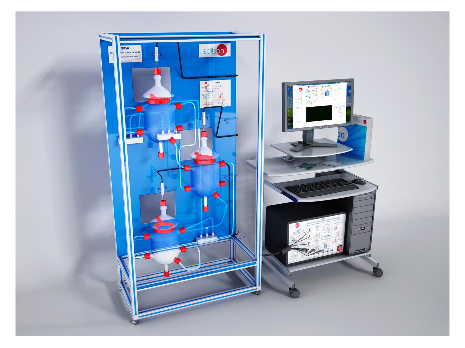 REACTORS WITH STIRRER IN SERIES - QRSA REACTORS WITH STIRRER IN SERIES - QRSA