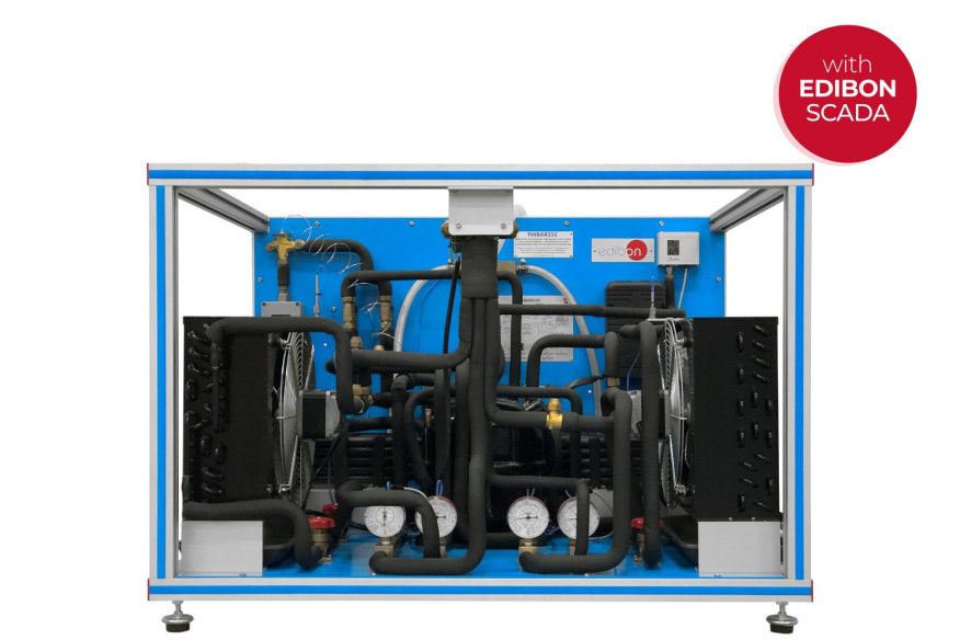 COMPUTER CONTROLLED RERVERSIBLE HEAT PUMP + AIR CONDITIONING + REFRIGERATION WITH 2 CONDENSERS AND 2 EVAPORATORS (WATER/AIR) - T COMPUTER CONTROLLED RERVERSIBLE HEAT PUMP + AIR CONDITIONING + REFRIGERATION WITH 2 CONDENSERS AND 2 EVAPORATORS (WATER/AIR) - T