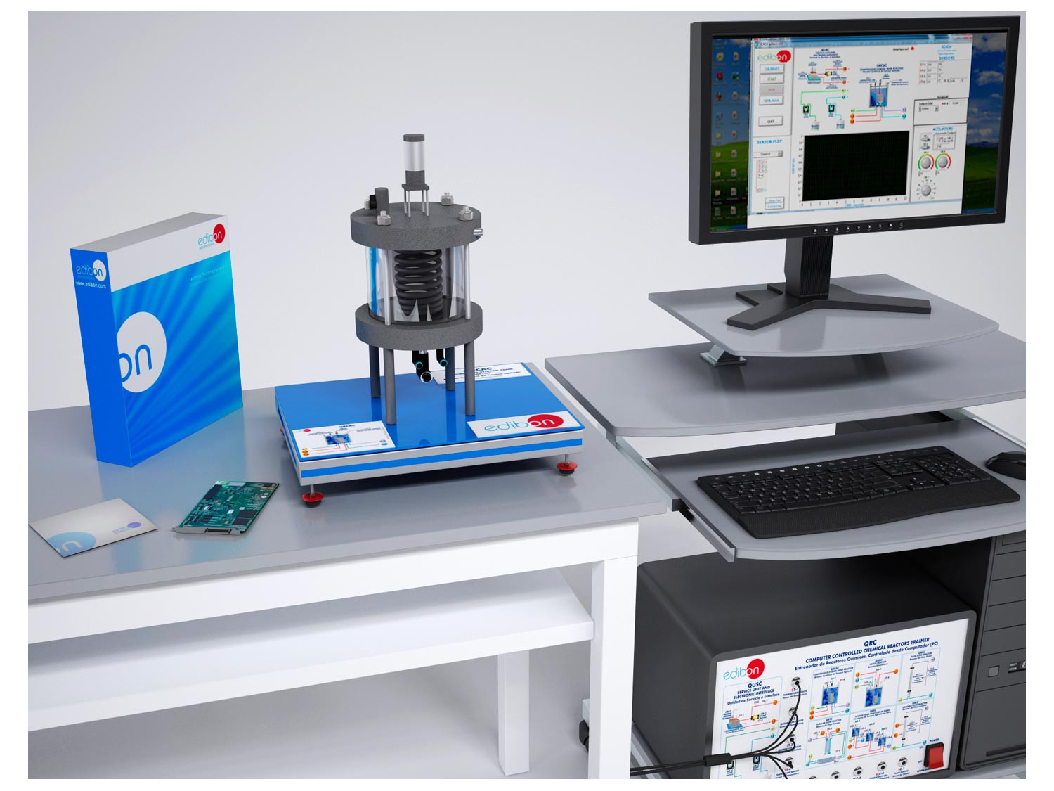 COMPUTER CONTROLLED CONTINUOUS STIRRED TANK REACTOR FOR QRC - QRCAC COMPUTER CONTROLLED CONTINUOUS STIRRED TANK REACTOR FOR QRC - QRCAC