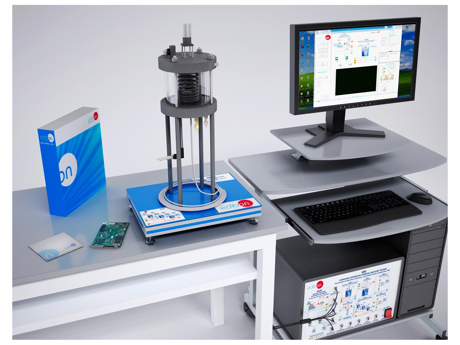 COMPUTER CONTROLLED STIRRED TANK REACTORS IN SERIES FOR QRC - QRSC COMPUTER CONTROLLED STIRRED TANK REACTORS IN SERIES FOR QRC - QRSC