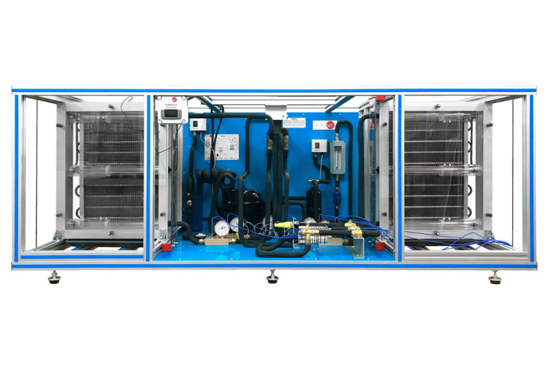 COMPRESSION REFRIGERATION UNIT WITH DIFFERENT EXPANSION VALVES - TCREV