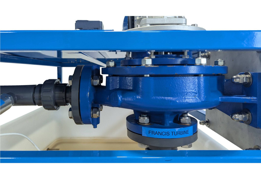 COMPUTER CONTROLLED HYDROELECTRIC POWER PLANT WITH FRANCIS TURBINE - HPPF