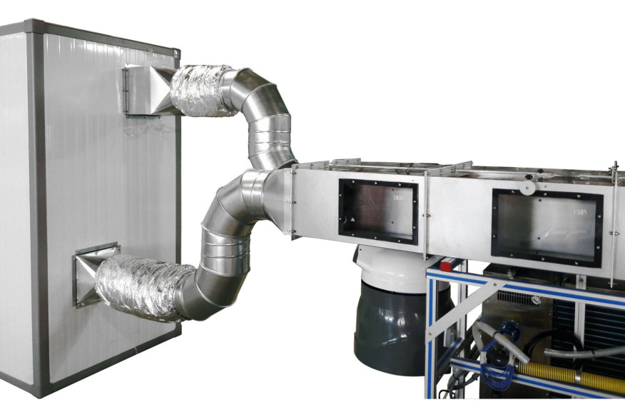 COMPUTER CONTROLLED AIR CONDITIONING UNIT WITH CLIMATIC CHAMBER AND WATER CHILLER - TACC