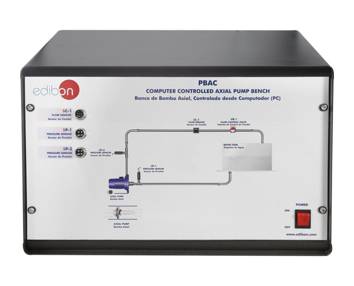 COMPUTER CONTROLLED AXIAL PUMP BENCH - PBAC