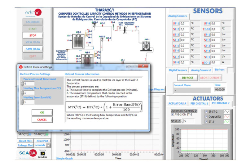 Computer Controlled Capacity Control Methods in Refrigeration | EDIBON