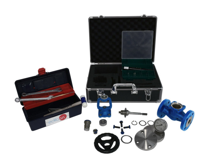 ASSEMBLY OF A SHUT-OFF VALVE UNIT - ASV