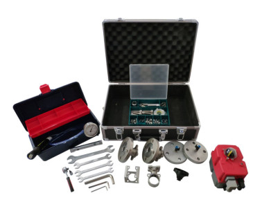 ASSEMBLY OF A MOTORIZED CONTROL VALVE UNIT - AMCV