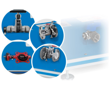 UNIT TO STUDY AN ANGULAR NEEDLE VALVE CUTAWAY MODEL - ANVCM