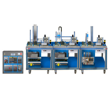 FLEXIBLE MANUFACTURING SYSTEM FOR FEEDING, IDENTIFICATION, CLASSIFICATION, AND TRANSPORT - AE-PLC-FMS7