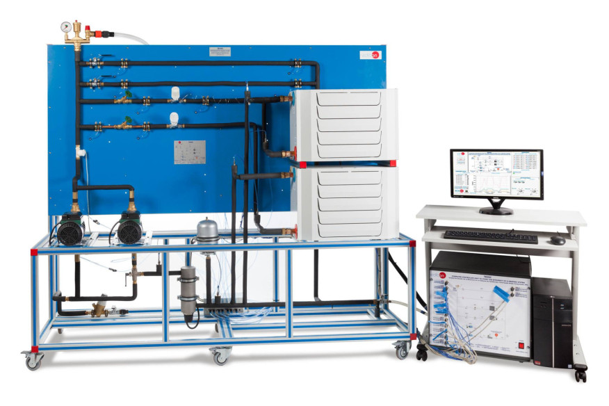 COMPUTER CONTROLLED UNIT TO STUDY THE EFFICIENCY OF A HEATING SYSTEM - TEHSC