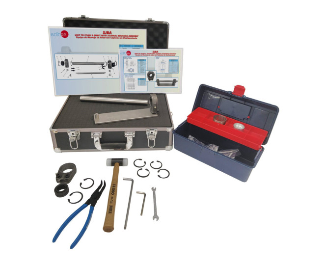 UNIT TO STUDY A SHAFT WITH JOURNAL BEARINGS ASSEMBLY - SJBA