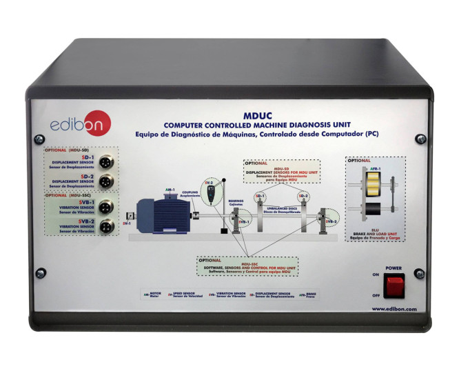 Computer Controlled Machine Diagnosis Unit | EDIBON