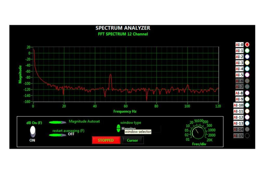 EDIBON DATA ACQUISITION AND VIRTUAL INSTRUMENTATION SYSTEM (SPEED: 250,000 SAMPLES/S) - EDAS/VIS-0.25