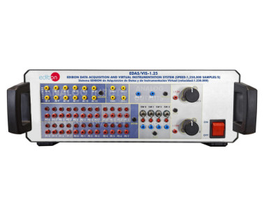 EDIBON DATA ACQUISITION SYSTEM AND VIRTUAL INSTRUMENTATION (SPEED: 1,250,000 SAMPLES/S) - EDAS/VIS-1.25
