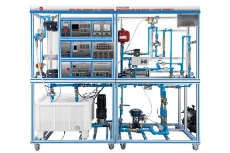 FLOW, LEVEL, PRESSURE AND TEMPERATURE REGULATION FOR PROCESS CONTROL - FLPTU