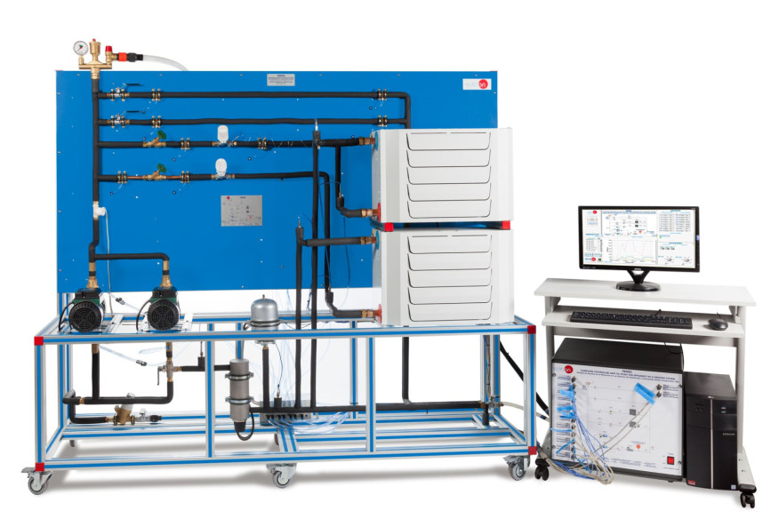 COMPUTER CONTROLLED UNIT TO STUDY THE EFFICIENCY OF A HEATING SYSTEM - TEHSC