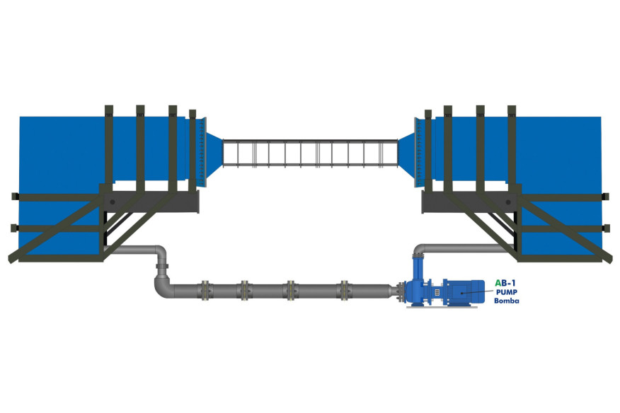 COMPUTER CONTROLLED CLOSED HYDRODYNAMIC TUNNEL FOR LOW SPEED, 150X150 MM - HTLS150/150C