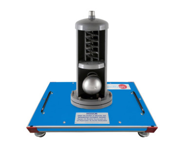 UNIT TO STUDY A HELICAL OIL SEPARATOR CUTAWAY MODEL - HOSCM