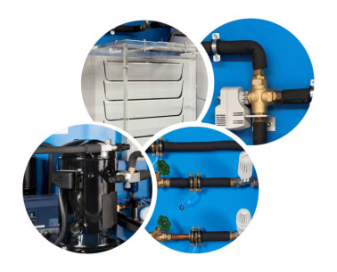 FAN HEATER AND/OR AIR HEAT EXCHANGER - FHAH